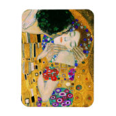 De kus van Gustav Klimt Magneet (Verticaal)