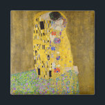De kus van Gustav Klimt Magneet<br><div class="desc">De kus van Gustav Klimt</div>