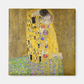 De kus van Gustav Klimt Magneet (Voorkant)