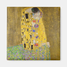 De kus van Gustav Klimt