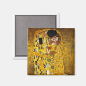 De kus van Gustav Klimt Magneet (Voorkant / Achterkant)