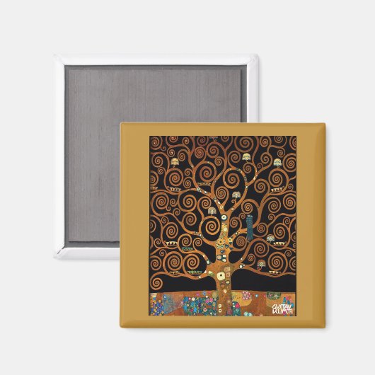 De kus van Gustav Klimt Magnet (Voorkant / Achterkant)