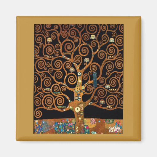 De kus van Gustav Klimt Magnet (Voorkant)