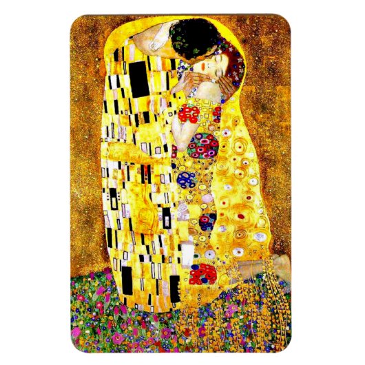 De kus van Gustav Klimt, mooie kunst Magneet (Verticaal)