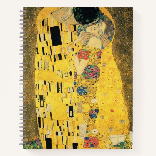 De kus van Gustav Klimt Notitieboek (Voorkant)