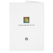 De Kus van Gustav Klimt, Oude Art Nouveau (Achterkant)