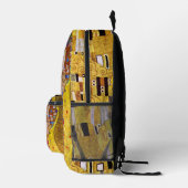 De Kus van Gustav Klimt, Oude Art Nouveau Bedrukte Rugzak (Rechts)