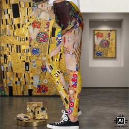 De Kus van Gustav Klimt, Oude Art Nouveau Leggings