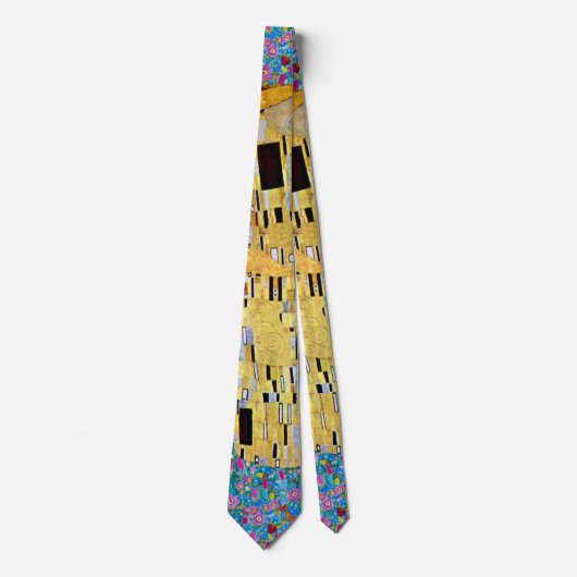De Kus van Gustav Klimt, Oude Art Nouveau Stropdas (Voorkant)