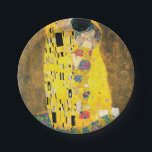 De kus van Gustav Klimt Papieren Bordje<br><div class="desc">De kus van Gustav Klimt.
Ga naar mijn winkel voor een interessanter design en meer kleurenkeuze.
=> zazzle.com/colorfulworld*</div>