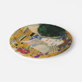 De kus van Gustav Klimt Papieren Bordje (Gekanteld)