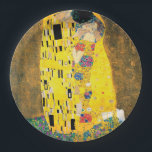 De kus van Gustav Klimt Papieren Bordje<br><div class="desc">De kus van Gustav Klimt. Bezoek mijn winkel voor een interessanter ontwerp en meer kleurkeuze. => zazzle.com/colorfulworld*</div>