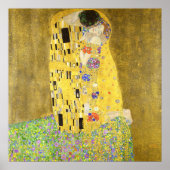 De kus van Gustav Klimt Poster (Voorkant)