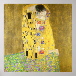 De kus van Gustav Klimt Poster