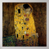 De kus van Gustav Klimt Poster (Voorkant)