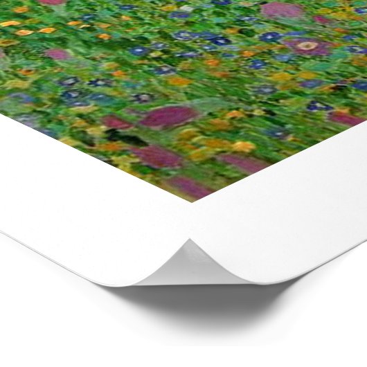 De kus van Gustav Klimt Poster (Hoek)