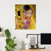 De kus van Gustav Klimt Poster (Thuiskantoor)