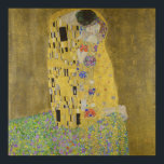 De kus van Gustav Klimt - poster<br><div class="desc">De Kiss van Gustav Klimt is te zien in het museum van Österreichische Galerie Belvedere in het Belvedere paleis in Wenen.</div>