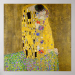 De kus van Gustav Klimt Poster<br><div class="desc">De kus van het Poster Gustav Klimt</div>