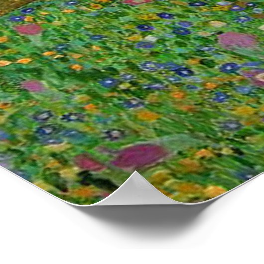 De kus van Gustav Klimt Poster (Hoek)