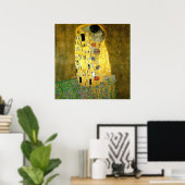 De kus van Gustav Klimt Poster (Thuiskantoor)