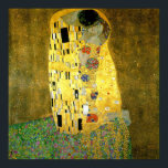 De kus van Gustav Klimt Poster<br><div class="desc">Dit is "The Kiss",  geschilderd door Gustav Klimt in 1907.</div>