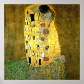 De kus van Gustav Klimt Poster (Voorkant)