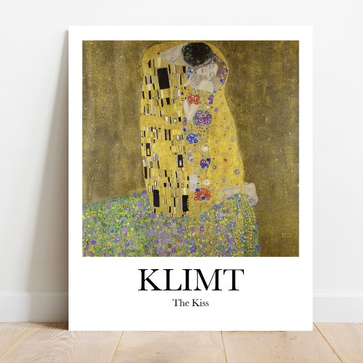De kus van Gustav Klimt Poster