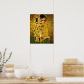 De kus van Gustav Klimt Poster (Keuken)