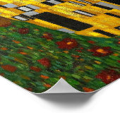 De kus van Gustav Klimt Poster (Hoek)