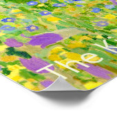 De kus van Gustav Klimt Poster (Hoek)