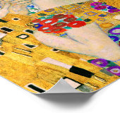 De kus van Gustav Klimt Poster (Hoek)