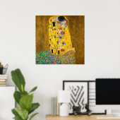 De Kus van Gustav Klimt Poster (Thuiskantoor)