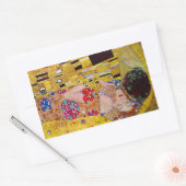 De kus van Gustav Klimt Rechthoekige Sticker (Envelop)