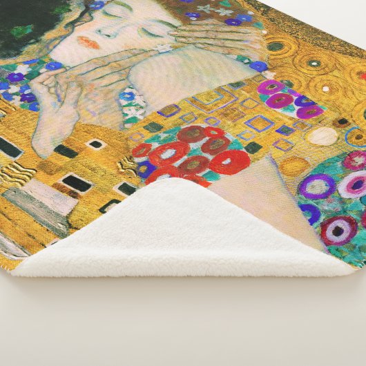 De kus van Gustav Klimt Sherpa Deken (3/4)