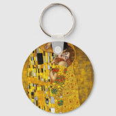 De kus van Gustav Klimt Sleutelhanger (Voorkant)