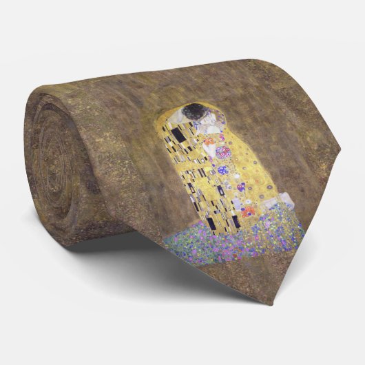 De kus van Gustav Klimt Stropdas (Opgerold)