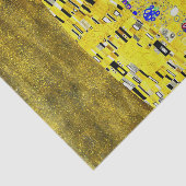 De Kus van Gustav Klimt, symboliserende schilder,  Tissuepapier (Detail)