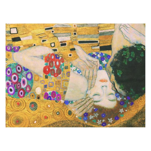 De kus van Gustav Klimt Tafelkleed (Voorkant (Horizontaal))