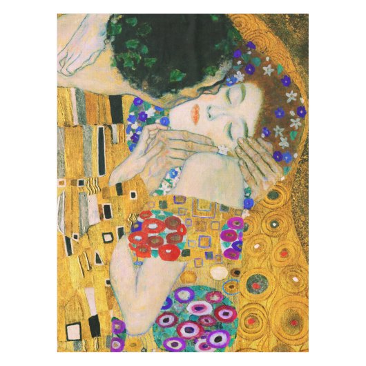De kus van Gustav Klimt Tafelkleed (Voorkant)