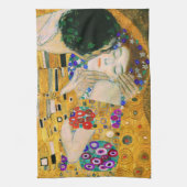 De kus van Gustav Klimt Theedoek (Verticaal)