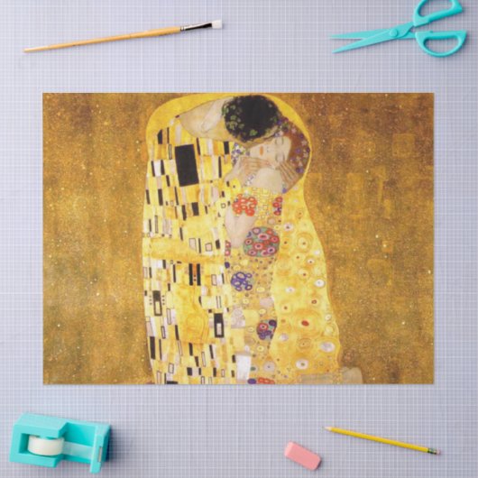 De kus van Gustav Klimt Tissuepapier (Craft)