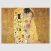 De kus van Gustav Klimt Tissuepapier (Voorkant)