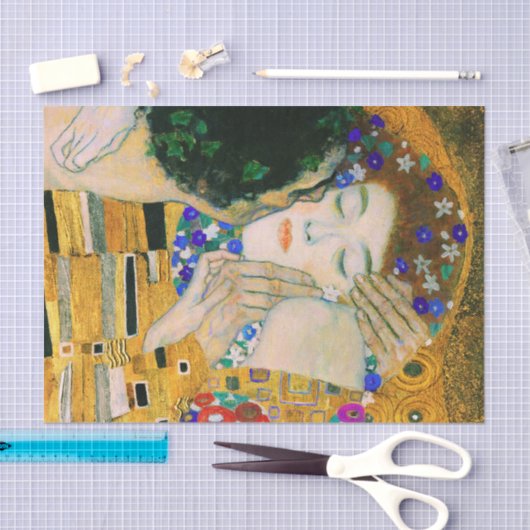 De kus van Gustav Klimt Tissuepapier (Craft)