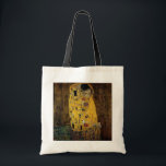 De kus van Gustav Klimt Tote Bag<br><div class="desc">Art Nouveau-schilderij "The Kiss" van 1907-1908 door Gustav Klimt.</div>