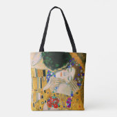 De kus van Gustav Klimt Tote Bag (Achterkant)