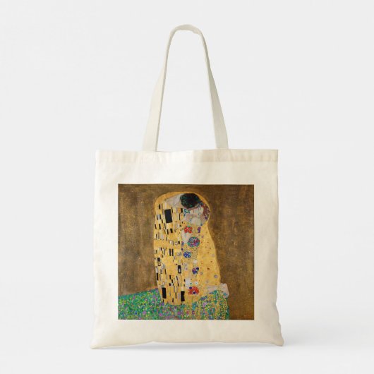 De kus van Gustav Klimt Tote Bag (Achterkant)