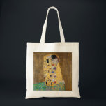 De kus van Gustav Klimt Tote Bag<br><div class="desc">De Kus van Gustav Klimt The Kiss is een oliescanvas met goudblad, zilver en platina. van de Oostenrijkse symbolistische schilder Gustav Klimt. Het werd ooit geschilderd in 1907 en 1908, op het hoogtepunt van wat wetenschappers zijn "Gouden Periode" noemen. De Kus heeft sinds zijn voltooiing in 1908 het publiek enthousiast...</div>