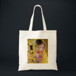 De kus van Gustav Klimt Tote Bag<br><div class="desc">Dit schilderij met de titel The Kiss is gemaakt door de beroemde kunstenaar Gustav Klimt. Over Gustav KlimtGustav Klimt ging het om een Oostenrijkse symbolist schilder en een van de meest prominente leden van de Wenen-afscheidingsbeweging. Hij werd in 1897 een van de oprichters en presidenten van de Wiener Sezession en...</div>