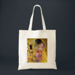 De kus van Gustav Klimt Tote Bag<br><div class="desc">Dit schilderij met de titel The Kiss is gemaakt door de beroemde kunstenaar Gustav Klimt. Over Gustav KlimtGustav Klimt ging het om een Oostenrijkse symbolist schilder en een van de meest prominente leden van de Wenen-afscheidingsbeweging. Hij werd in 1897 een van de oprichters en presidenten van de Wiener Sezession en...</div>